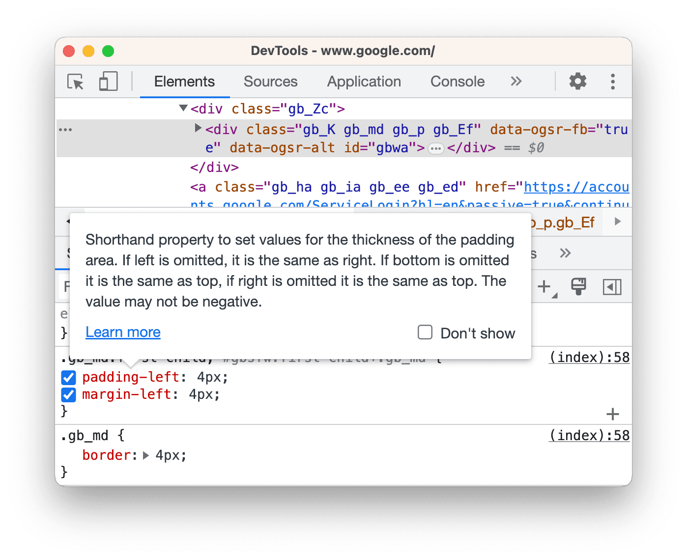 הסבר קצר עם תיעוד על מאפיין CSS.