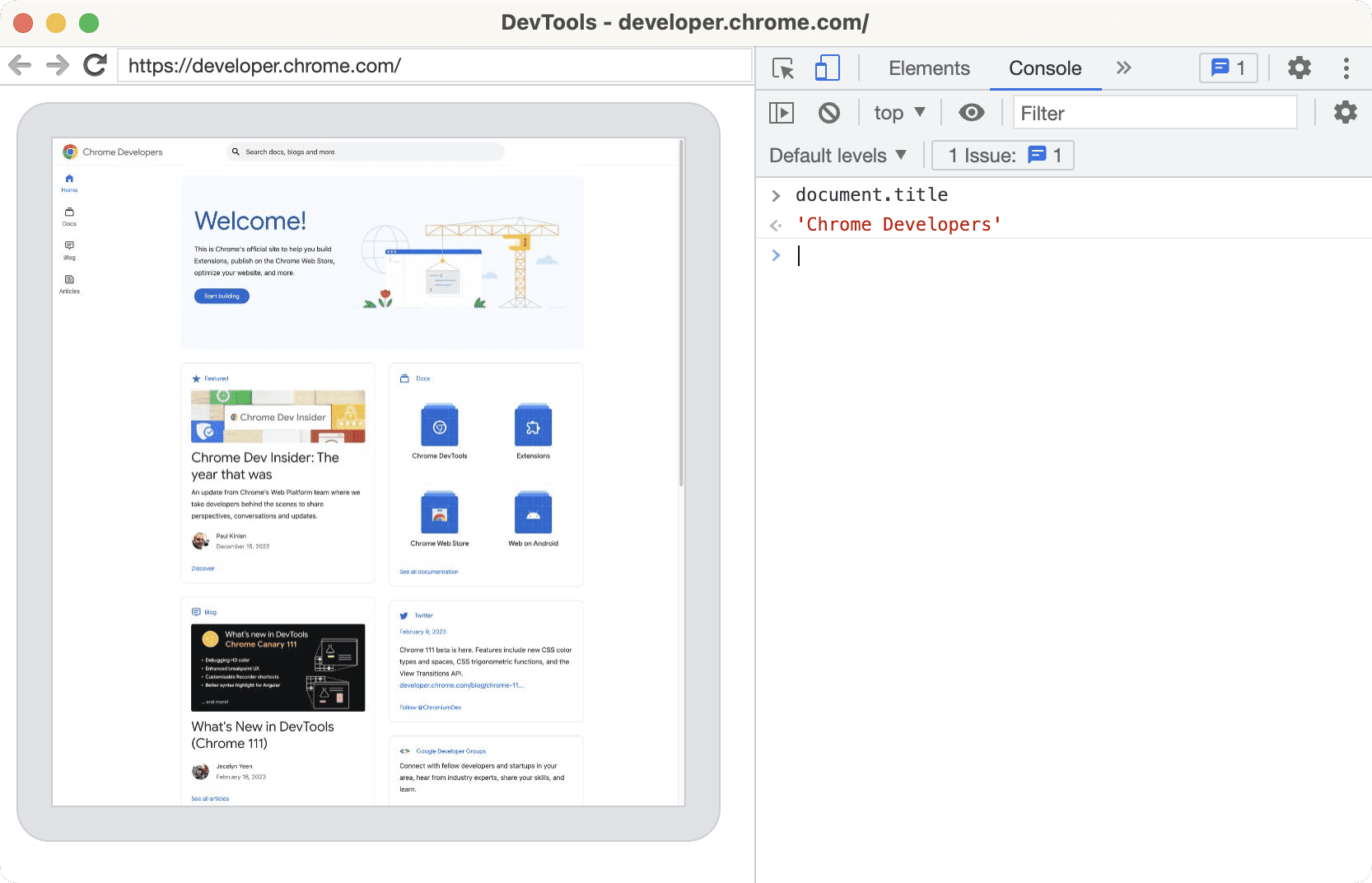 Chrome DevTools একটি দূরবর্তী হেডলেস টার্গেট পৃষ্ঠা পরিদর্শন করতে পারে