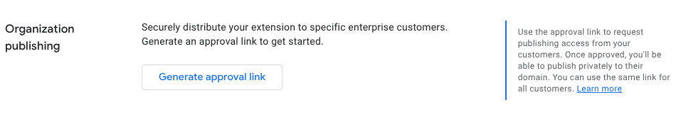 Getting started with external organization
publishing